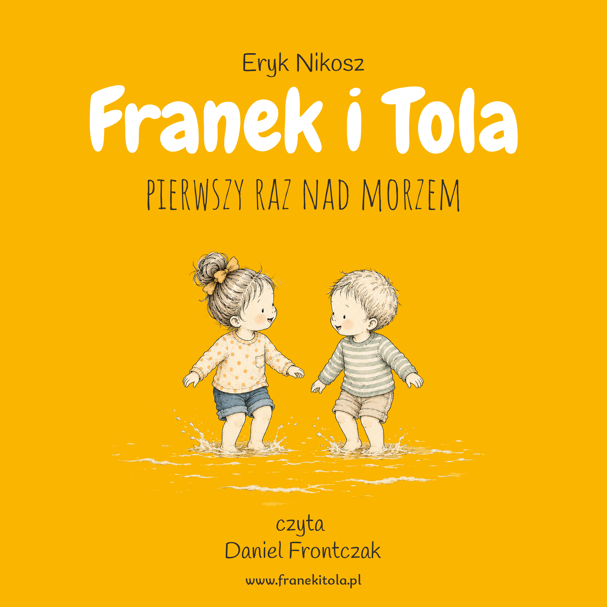 Franek i Tola pierwszy raz nad morzem